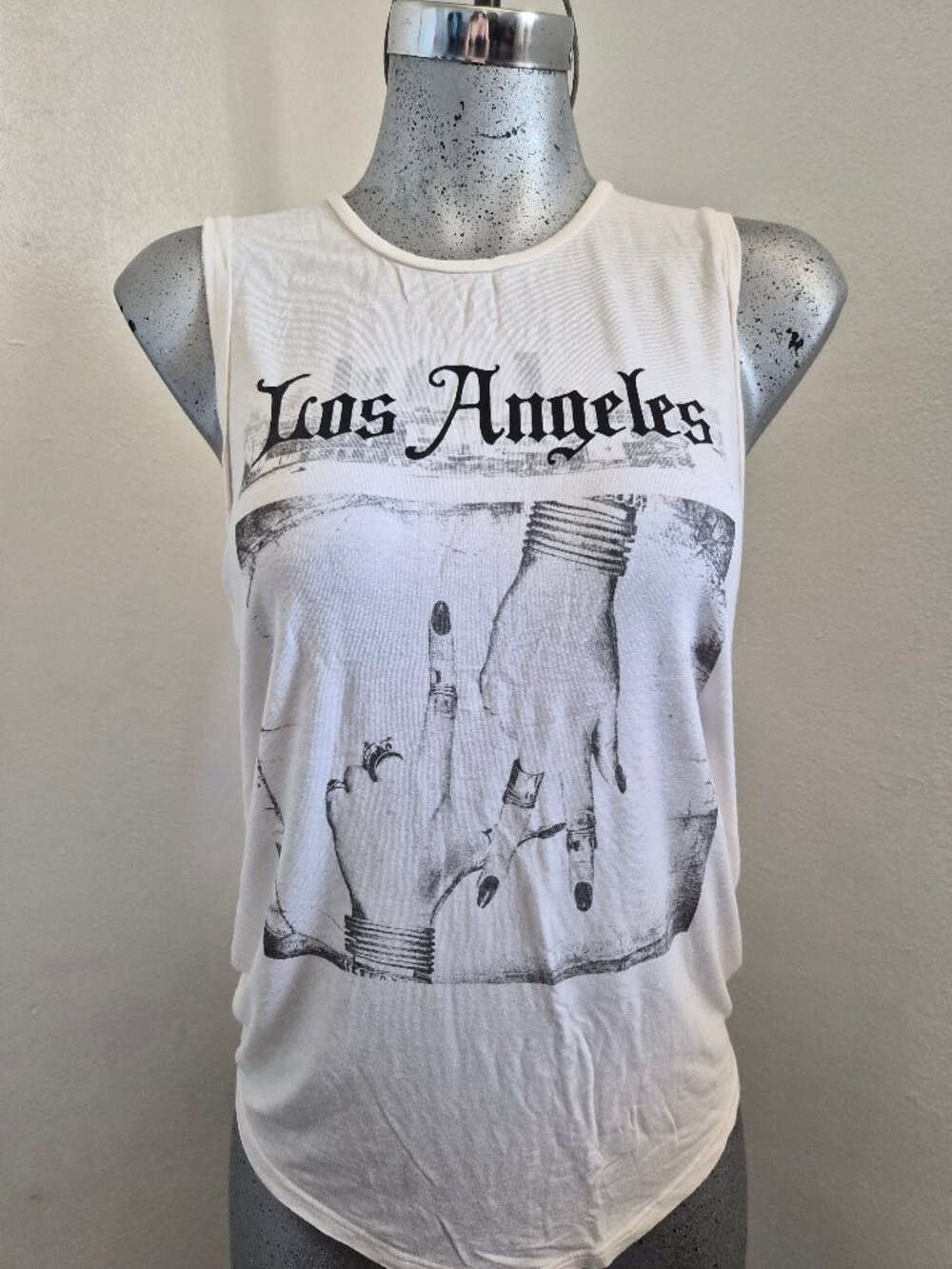 Forever 21 Los Angeles Graphic Muscle Tank